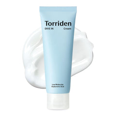 Torriden DIVE IN Cream 80ml (2.71 fl. oz.) | Facial Moisturizer for Sensitive, Oily Skin | Lightweight and Moistrul Creamy Texture | Hyaluronic Acid Cream, Allantoin
