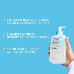 CeraVe SA Smoothing Cleanser For Dry , Rough & Bumpy Skin 236 ML