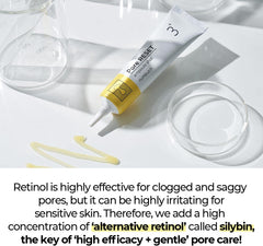 Numbuzin No.3 Pore Reset Ampoule Shot | Retinol, Silybin, Niacinamide, Adenosine, Saggy Pores, Excess Sebum | Korean Skin Care for Face