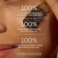 Acure Brightening Facial Scrub - Exfoliating Face Wash, Gentle Daily Scrubber & Exfoliator for Women & Men for Radiant Skin, Cleansing Wash with Sea Kelp & French Green Clay - 4 fl oz