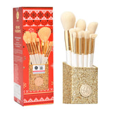 BH Cosmetics - There's Snowbody Like You 12/Piece Brush Set With Shimmer Gold Holder