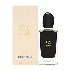 Giorgio Armani Si Black Bottle Eau De Parfum - 100ml