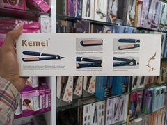 Kemei KM-458 Single Button Automatic Heating Hair Straightener