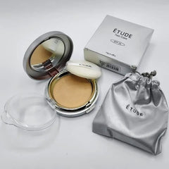 Etude Twin Cake Single Compact Powder With Puff And Pouch