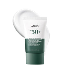 ANUA Heart Leaf Silky Moisture Mild Sunscreen 50ml
