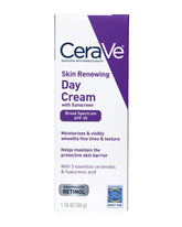 CeraVe Skin Renewing Day Cream With Sunscreen 50g