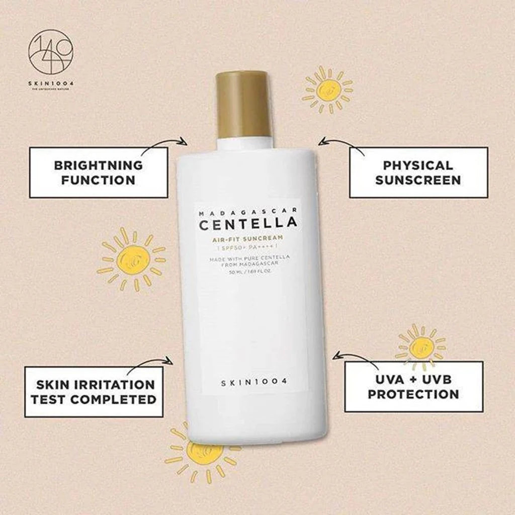 SKIN1004 Madagascar Centella Air-Fit Suncream Plus SPF-50+ PA++++ 50ml