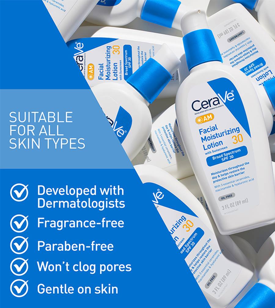 CeraVe AM Facial Moisturizing Lotion (SPF-30) 89 ML