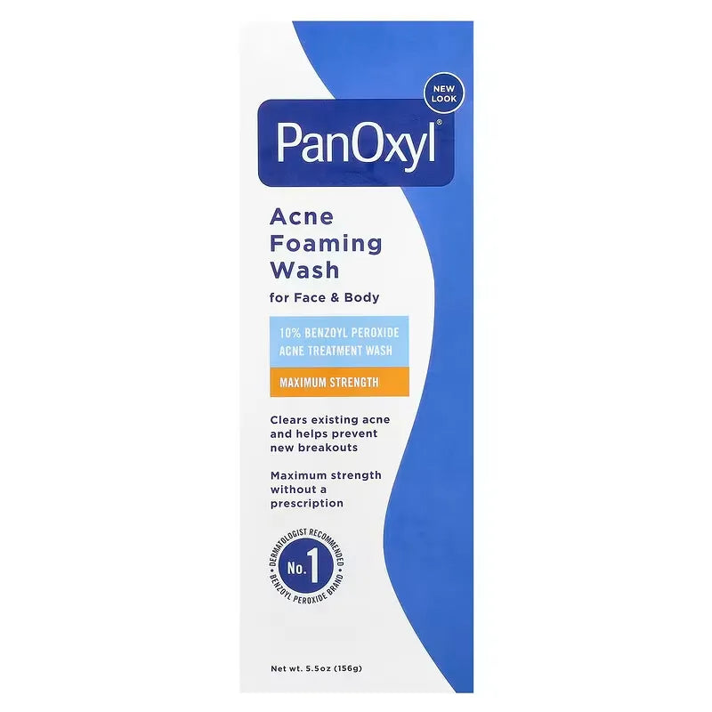 PanOxyl Acne Foaming Wash – 5.5 oz 156g