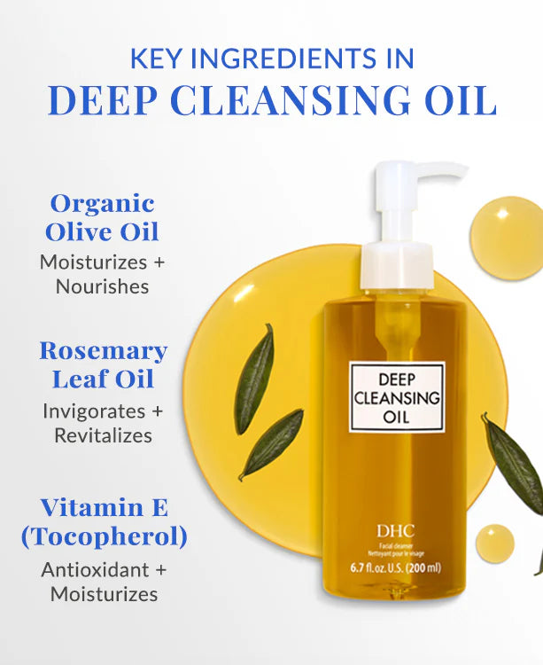 DHC Deep Cleansing Oil® 6.7 fl. oz. Facial Cleansing Oil & Makeup Remover