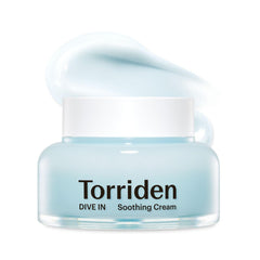 Torriden DIVE IN Hyaluronic Acid Soothing Cream 100ml (3.38 fl. oz) | Revitalizing Facial Moisturizer for Sensitive and Dry Skin | Hyaluronic Acid, Panthenol, Allantoin