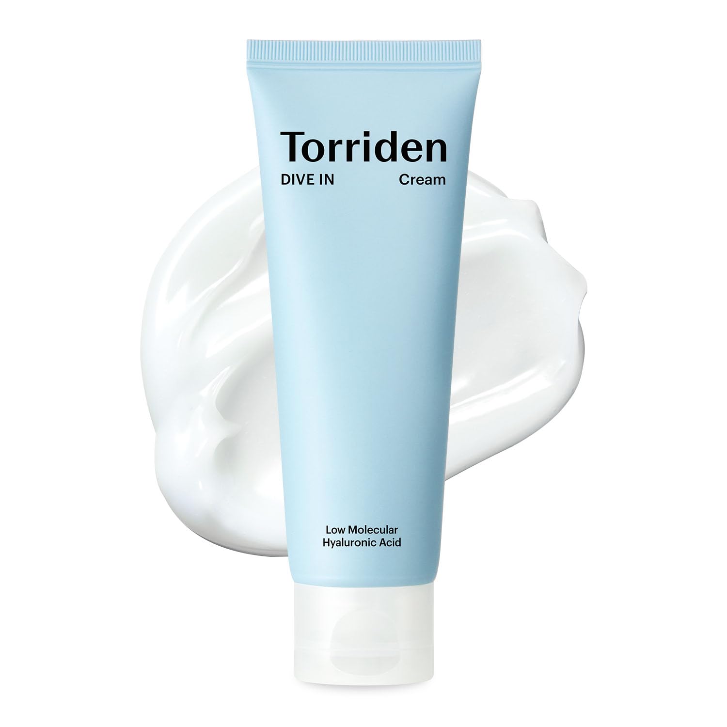 Torriden DIVE IN Cream 80ml (2.71 fl. oz.) | Facial Moisturizer for Sensitive, Oily Skin | Lightweight and Moistrul Creamy Texture | Hyaluronic Acid Cream, Allantoin