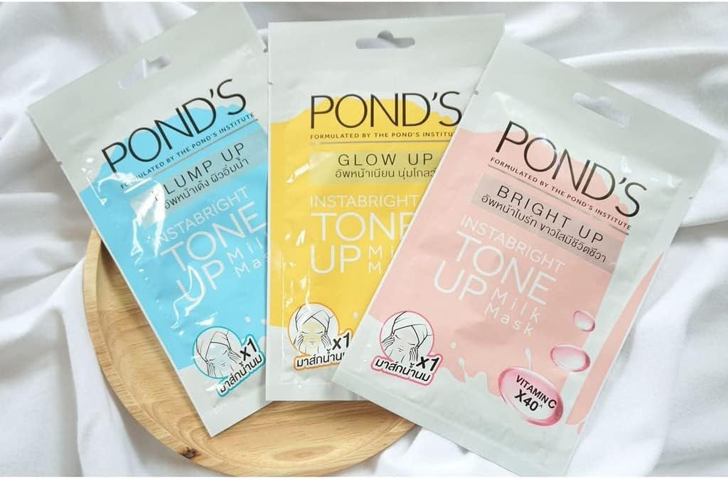 Pond's Insta-Bright Tone Up Milk Sheet Mask ( 3/Variants Available )
