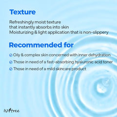 ISNTREE Ultra-Low Molecular Hyaluronic Acid Toner 300ml