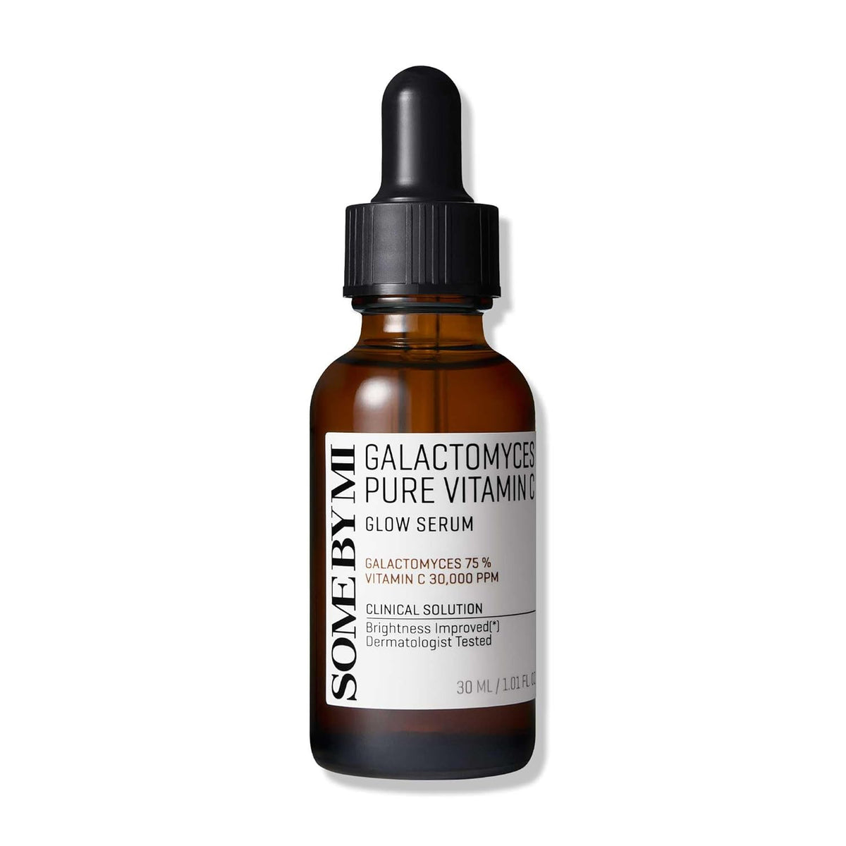 SOME BY MI Galactomyces Pure Vitamin C Glow Serum - 1.01Oz, 30ml - Korean Vitamin C Face Serum for Glow Glass Skin - Dark Spot Correcting Ampule with Brightening and Elasticity Care - Korean Skin Care