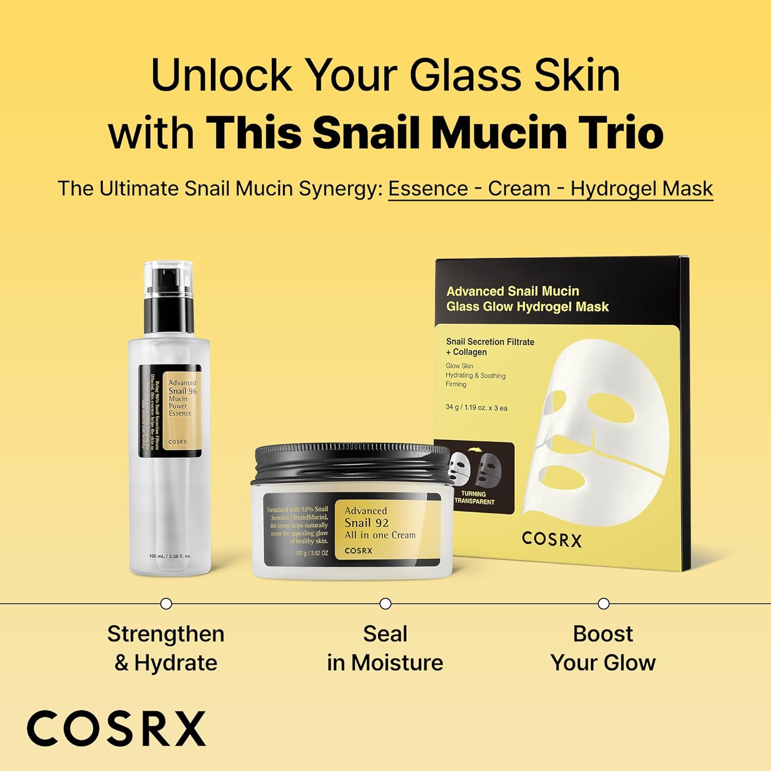 COSRX Snail Mucin 92% Face Moisturizer 100g