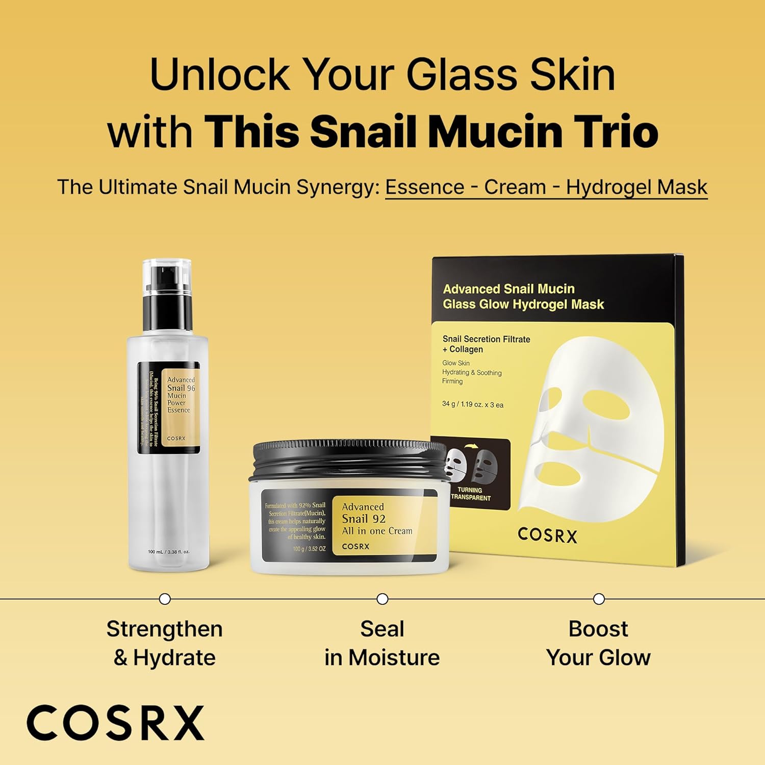 COSRX Snail Mucin 96% Power Repairing Essence 100ml