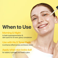 Numbuzin No.5 Serum | Tranexamic Acid 4%, Niacinamide 5%, Glutathione, Vitamin C | Vitamin Concentrated Serum | Hyperpigmentation| Suitable for Sensitive Skin, Korean Skincare | 1.01 fl. oz.