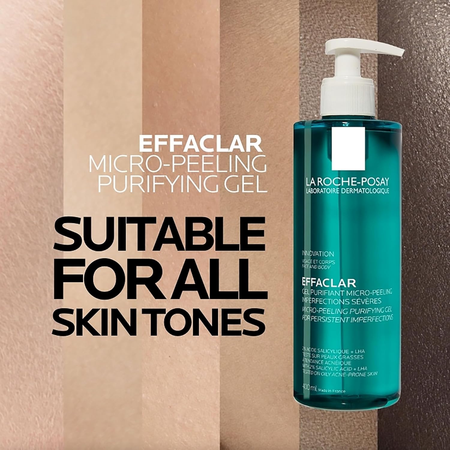 LA ROCHE POSAY EFFACLAR Gel Purifiant Micro-Peeling Gel 400ml