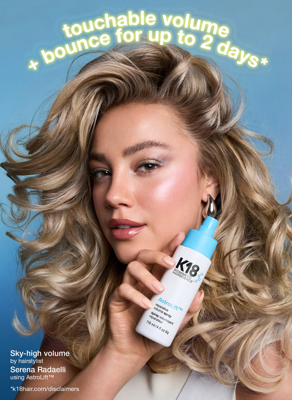 K18 AstroLift™ reparative volume spray 118ml