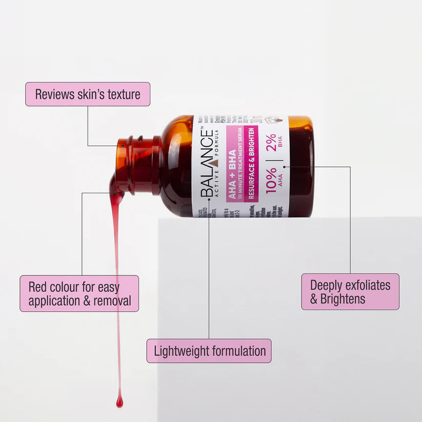 Balance Active Formula - AHA 10% + BHA 2% Retexturising Serum 30ml