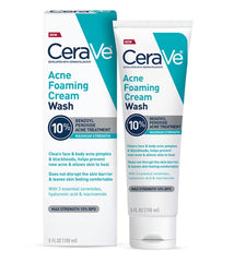 CeraVe Acne 10% Benzoyl Peroxide Foaming Cream Wash 150 ML