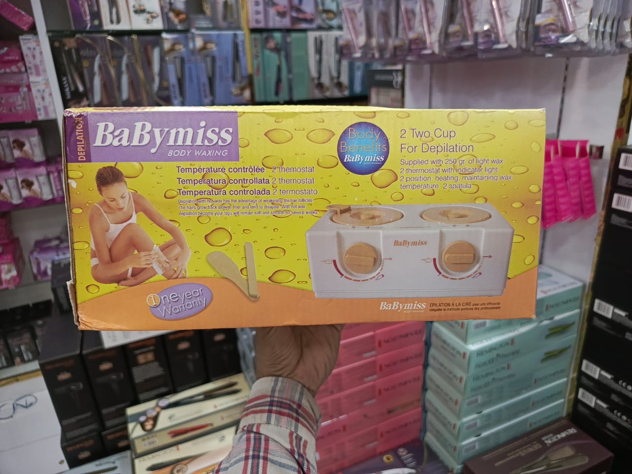 Babymiss 2/Cups/Wax Depilation Heater Machine