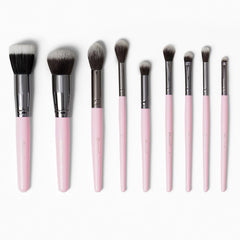 BH Cosmetics - Mrs Bella 9/Piece Brush Set With Angled Brush Holder