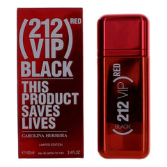 Carolina Herrera 212 VIP Red Black Eau De Parfum, Fragrance For Men 100ml