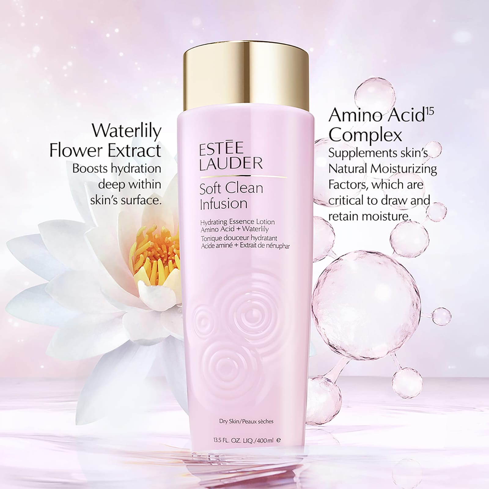 Estée Lauder Soft Clean Infusion Hydrating Essence Treatment Lotion 400ml