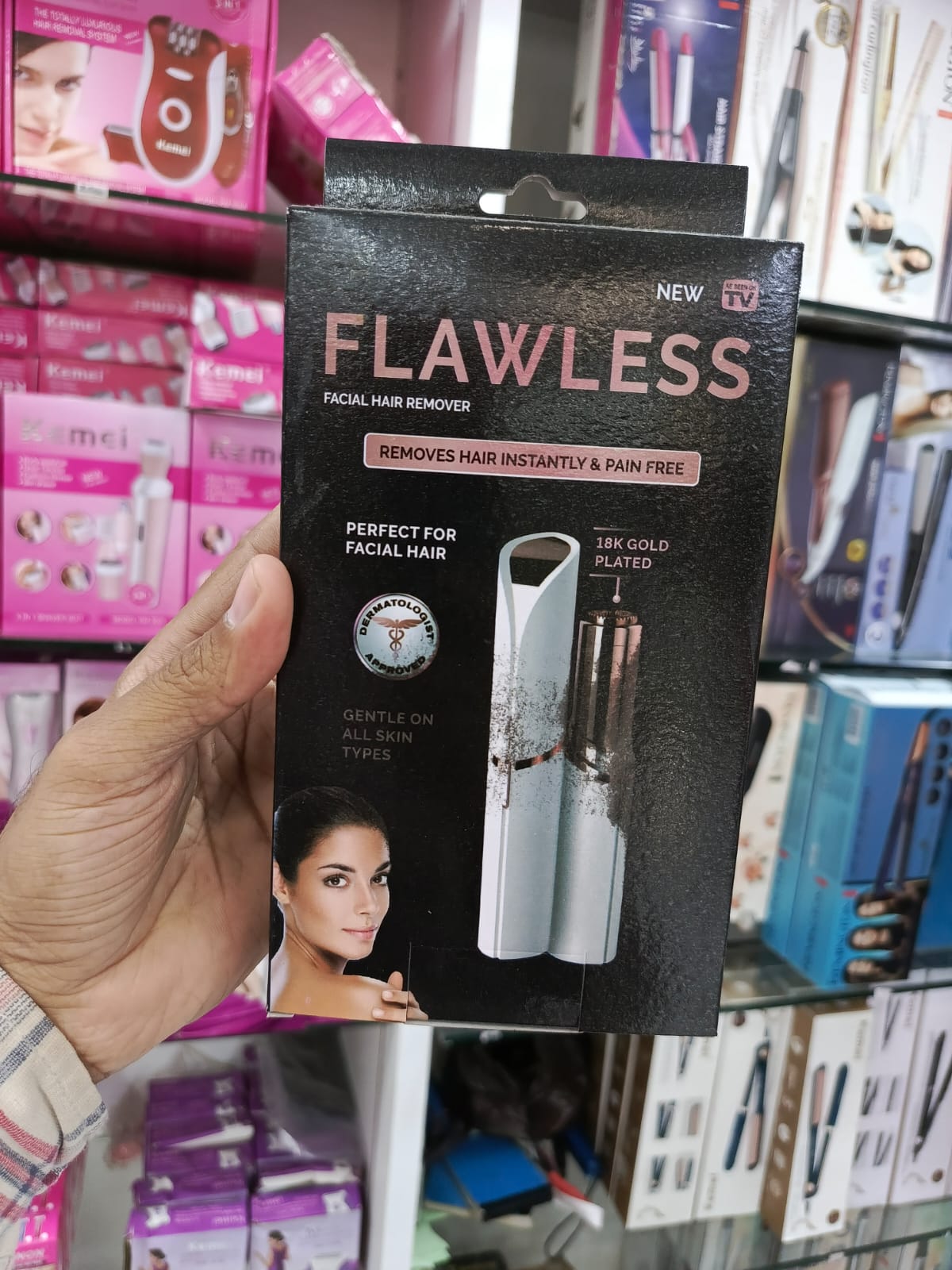 Flawless Hair Remover Shaver Rechargeable Machine