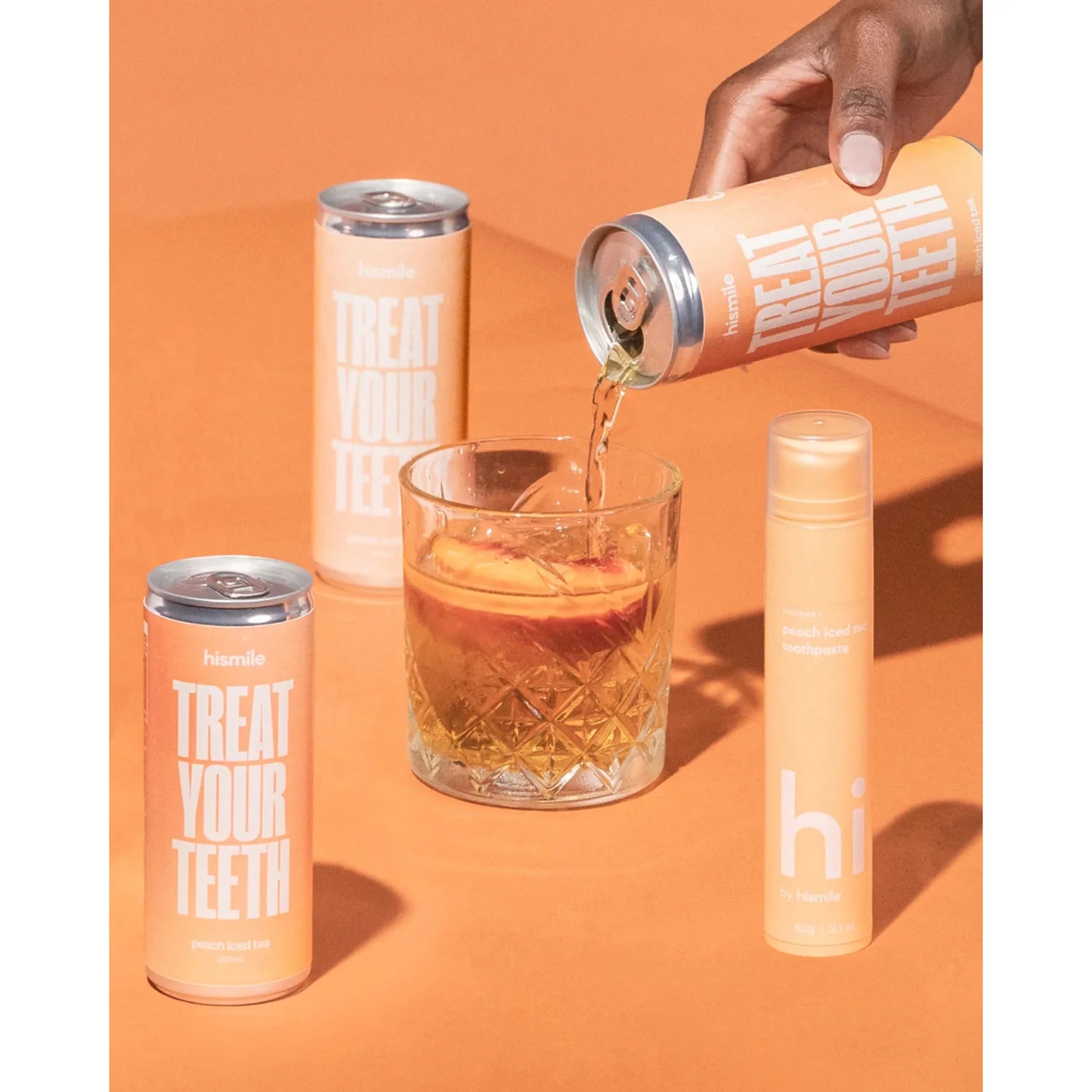 Hismile Peach Iced Tea Flavoured Toothpaste 60g