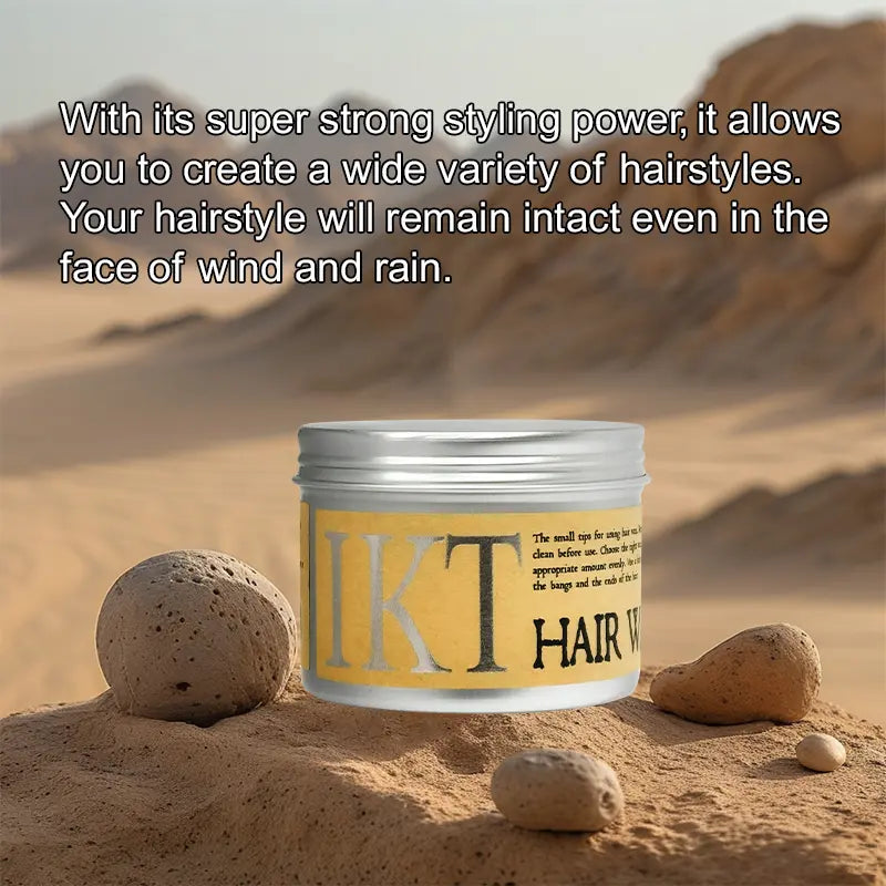 IKT - Wax Organic Vegan Hair Holding Wax Gel - 130g