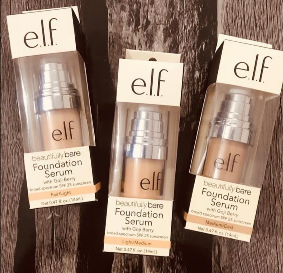e.l.f Beautifully Bare Foundation Serum SPF-25