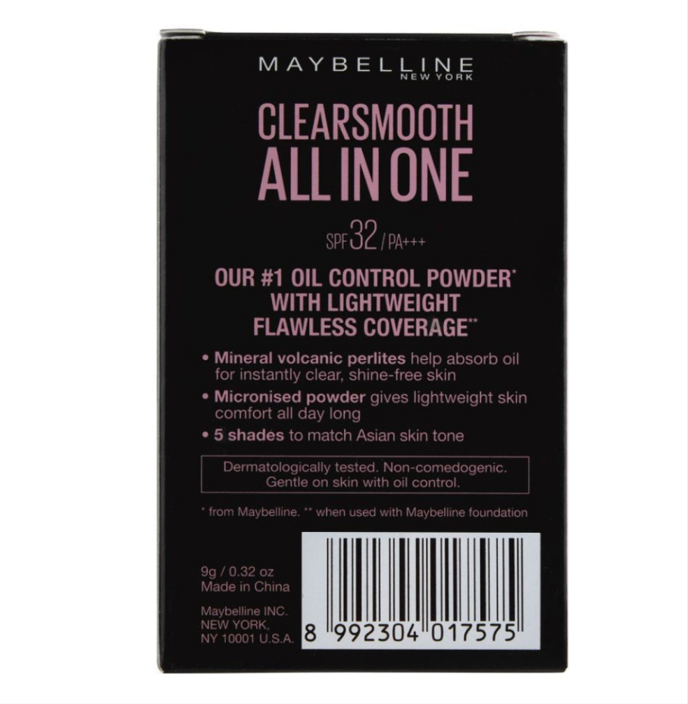 Maybelline Clear Smooth All In One Two Way Cake ( 4/Shades Available )