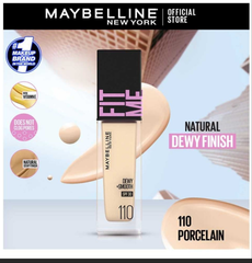 Maybelline Fit Me Dewy + Smooth Foundation 110#Porcelain