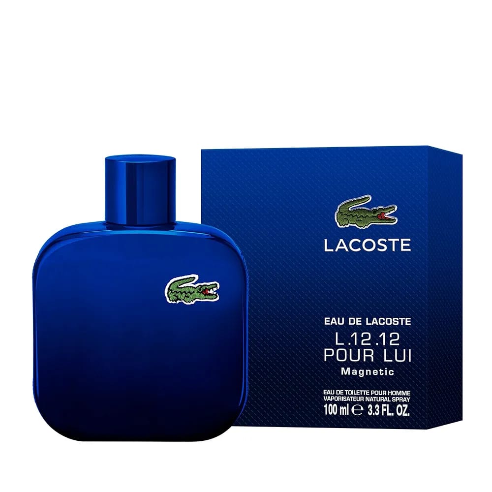 Lacoste L.12.12 Pour Lui Magnetic Blue Bottle Parfum for Men Eau De Toilette - 100ml