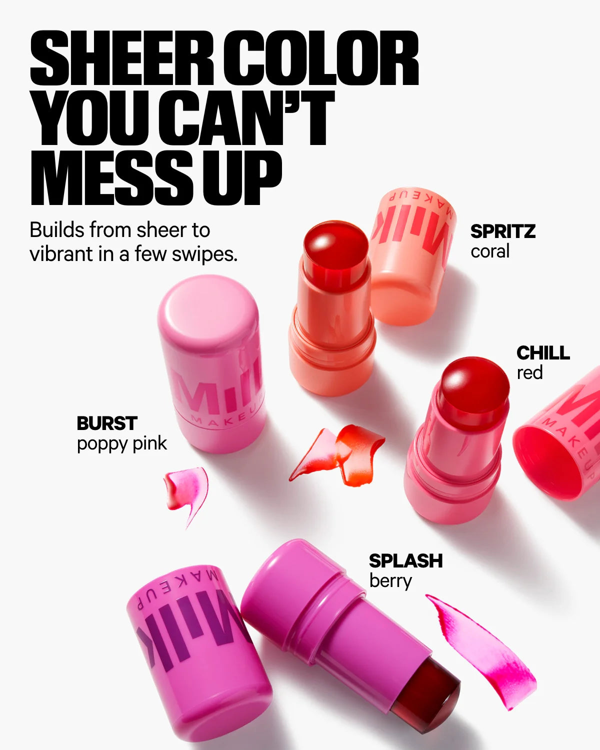 MILK Makeup Cooling Water Jelly Tint ( jelly blush + lip stain )