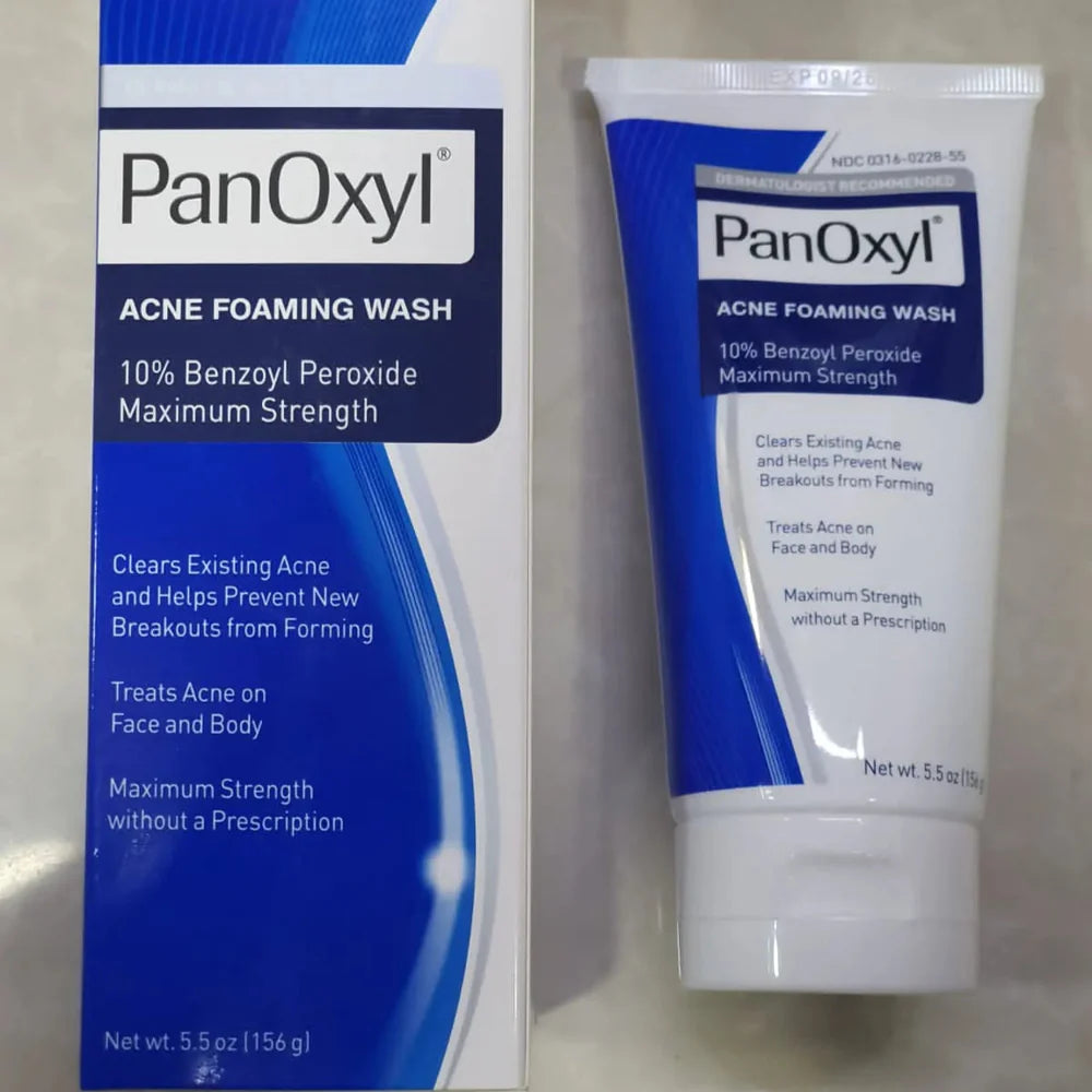 PanOxyl 10% Benozyl Peroxide Facewash For Acne And Pimples 156g