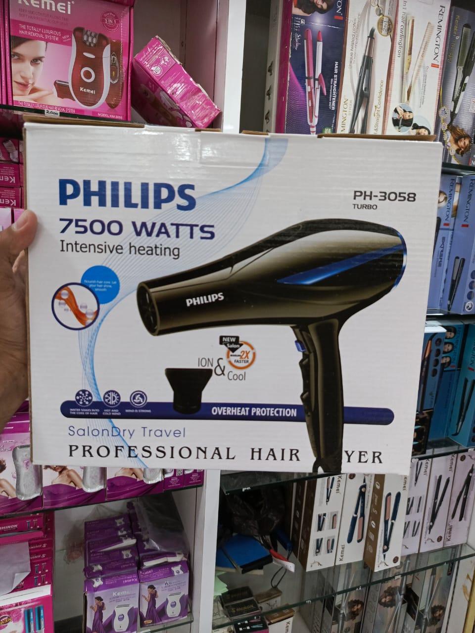 Phillips 7500Watt PH-3058 Hot & Cold Function Professional Hair Dryer