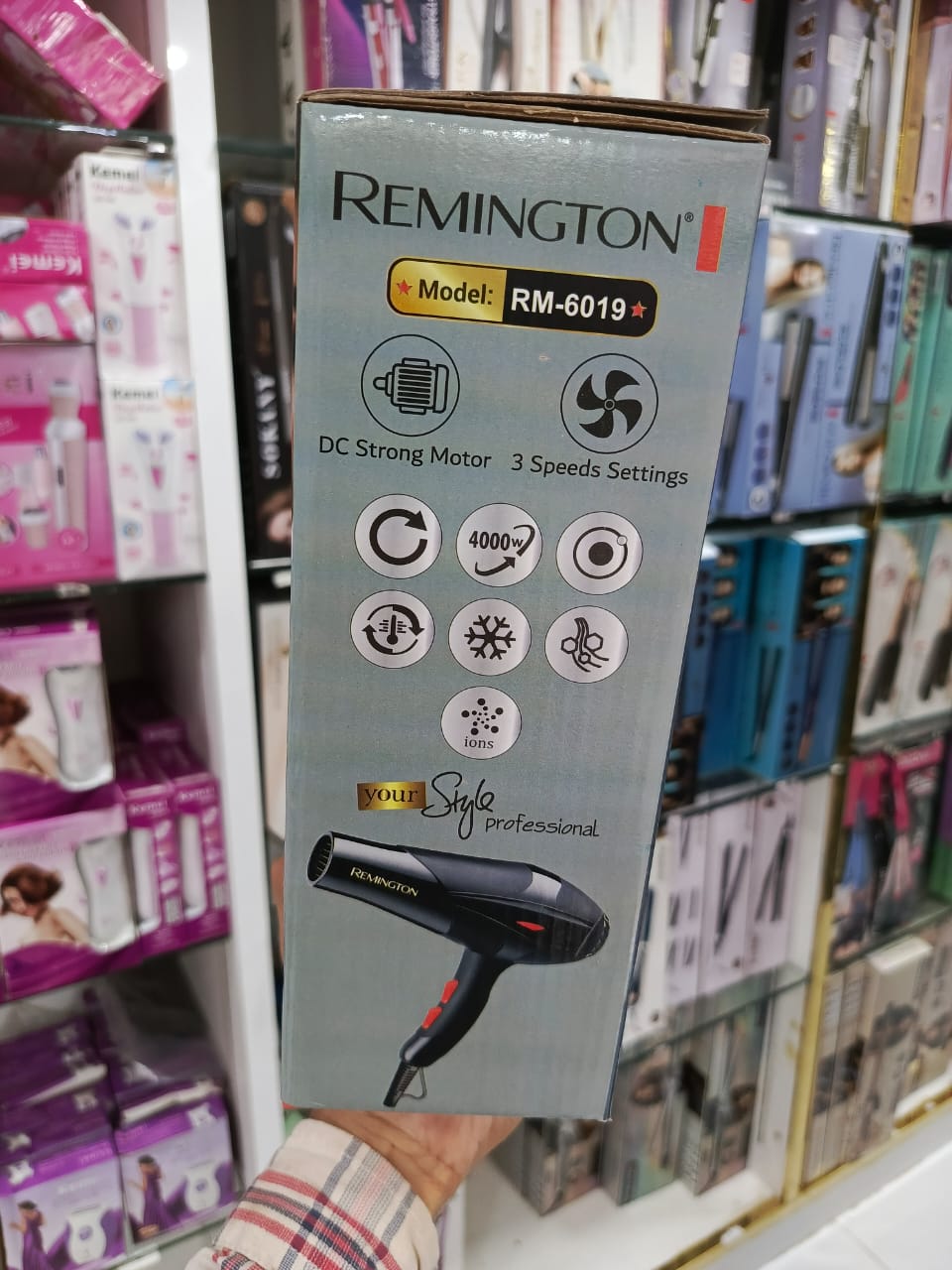 Remington 4000Watt RM-6019 Hot & Cold Function Professional Hair Dryer
