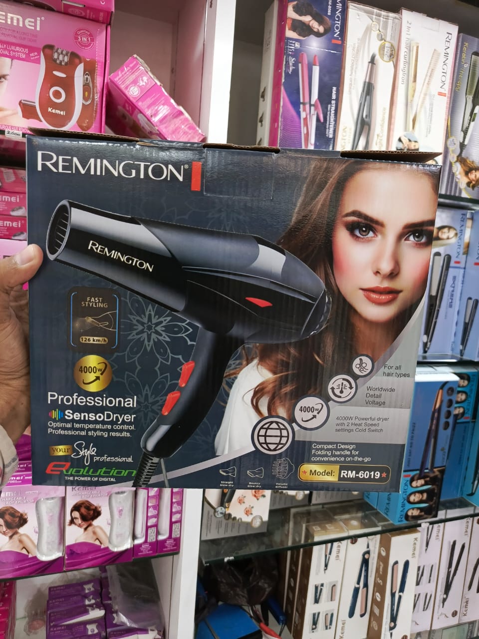 Remington 4000Watt RM-6019 Hot & Cold Function Professional Hair Dryer