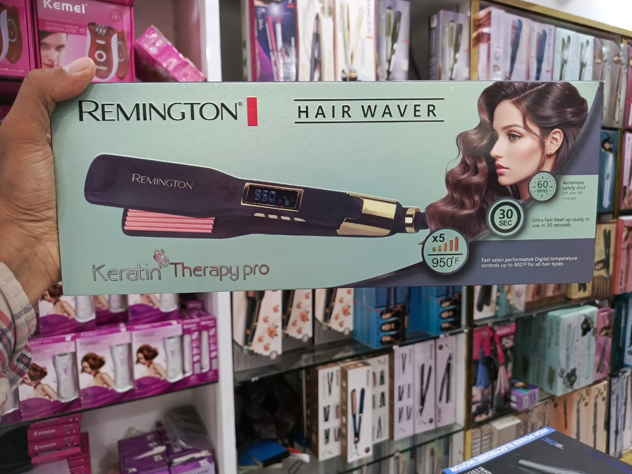 Remington RM-2787W-LCD Digital Display Hair Zic Zac Waver