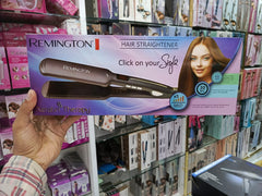 Remington RM-7018 Click On Your Style Kera-Shine Therapy Digital Display Hair Straightener