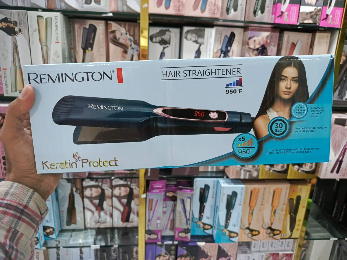 Remington RM-9011L(LCD) Keratin Protect Thin Hair Straightener Digital Temperature Machine