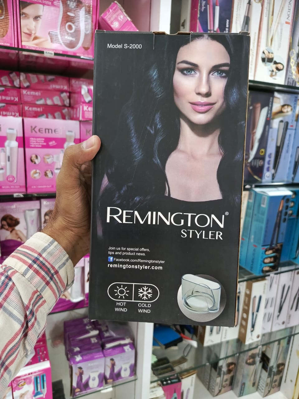 Remington S-2000 Hot & Cold Function Led Display Hair Dryer