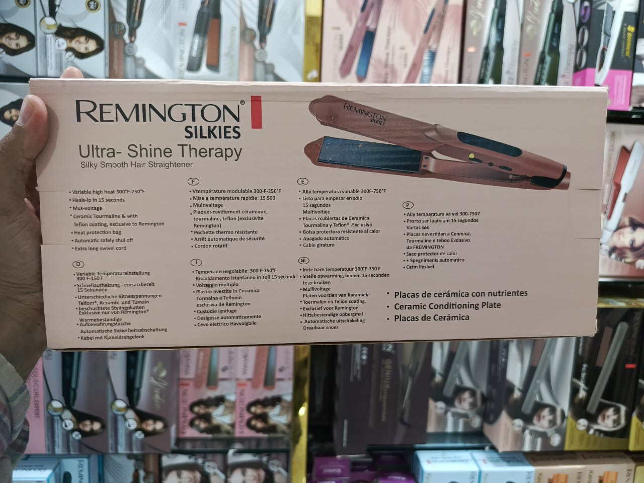 Remington S-3090 Silkies Ultra Shine Therapy Silky Smooth Digital Temperature Display Machine