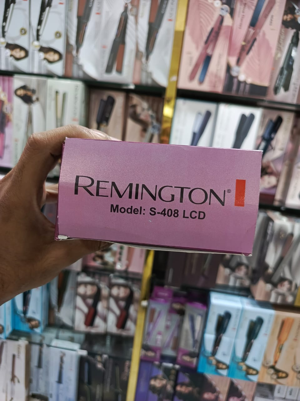 Remington S-408LCD Keratin Therapy Smart Design Slim Body Digital Display Hair Straightener