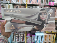 Remington S-8590 (Silver) Keratin Therapy Pro Straightener Digital Temperature Display Hair Straightener Machine
