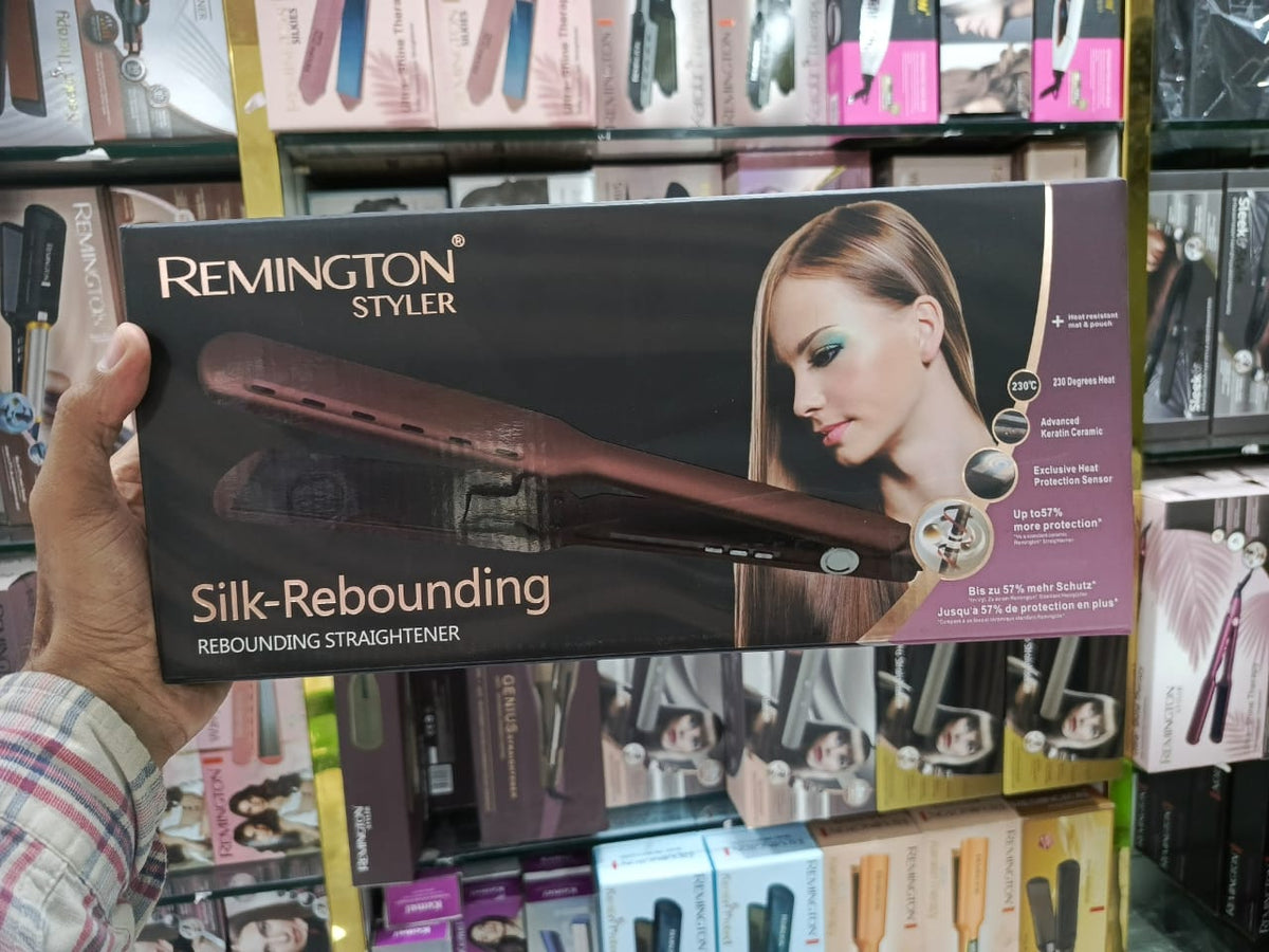 Remington S-9660 Silk Rebounding Professional Hair Straightener Machine